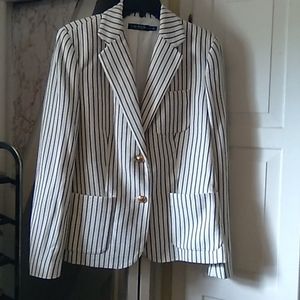 Lauren Ralph Lauren Striped Blazer